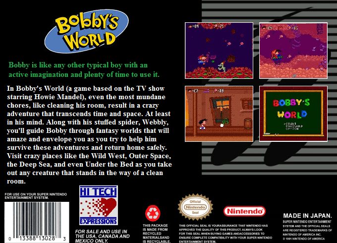 Bobby's World - Dos