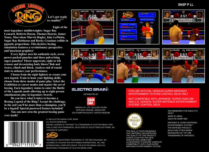 Boxing Legends of the Ring - Dos