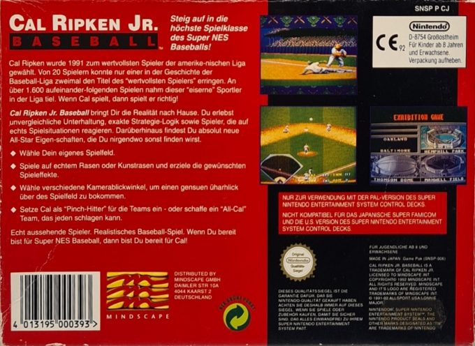 Cal Ripken Jr. Baseball - Dos