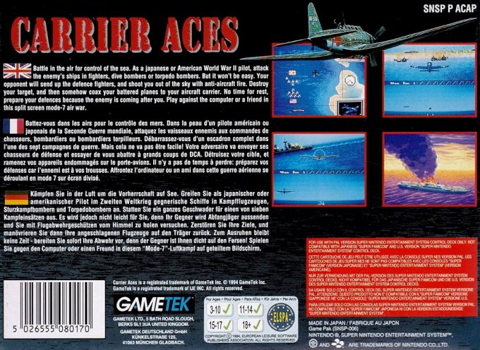 Carrier Aces - Dos