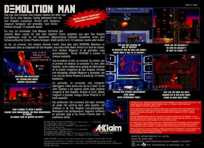Demolition Man - Dos