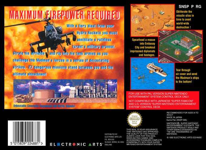 Desert Strike : Return to the Gulf - Dos