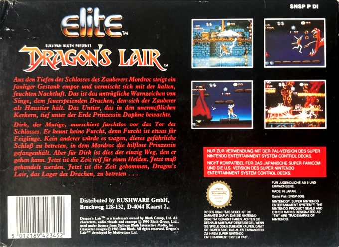 Dragon's Lair - Dos