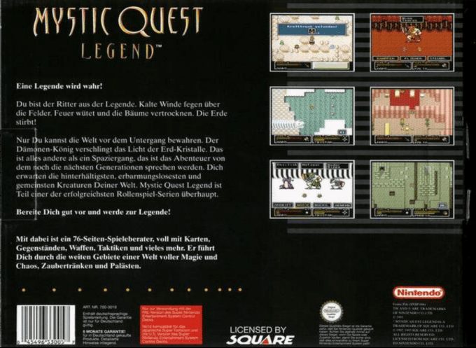 Final Fantasy : Mystic Quest dos