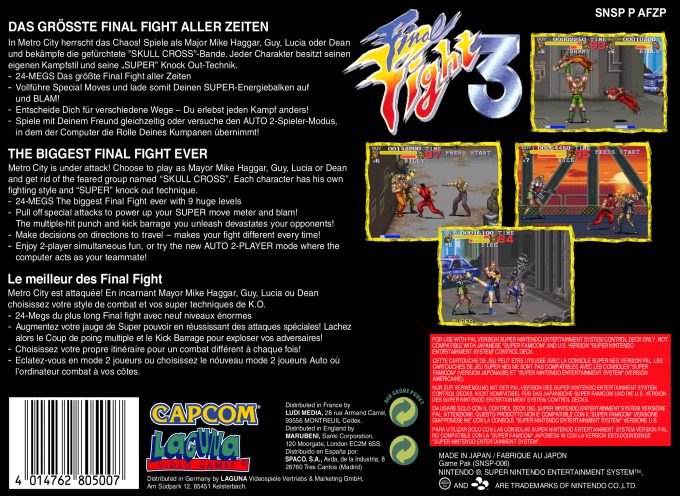 Final Fight 3 dos