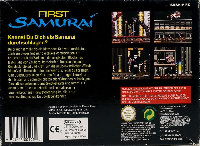 First Samurai dos