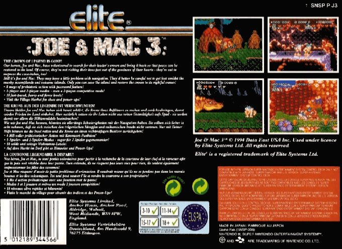 Joe & Mac 2 : Lost in the Tropics - Dos