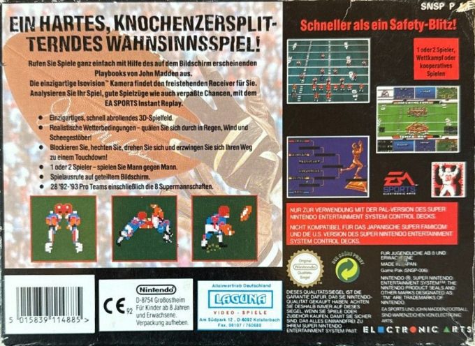 John Madden Football '93 dos