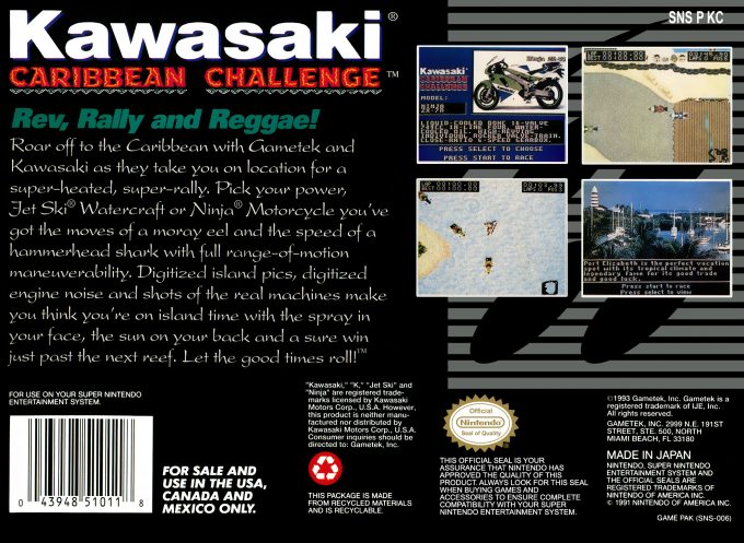 Kawasaki Caribbean Challenge dos
