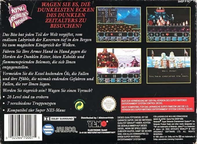 King Arthur's World dos