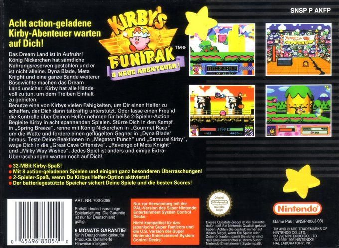 Kirby Super Star dos