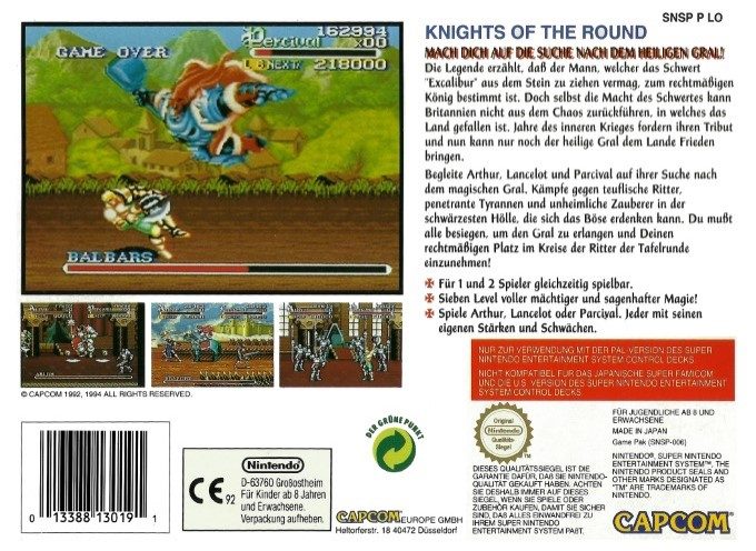 Knights of the Round dos