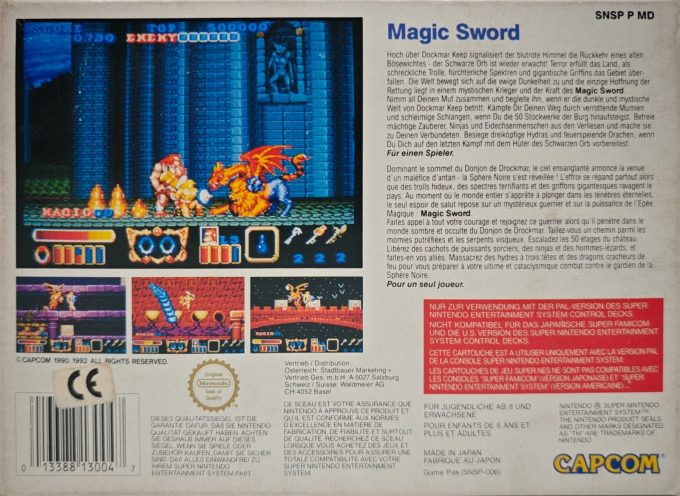 Magic Sword - Dos