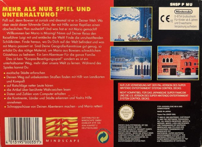 Mario Is Missing! dos