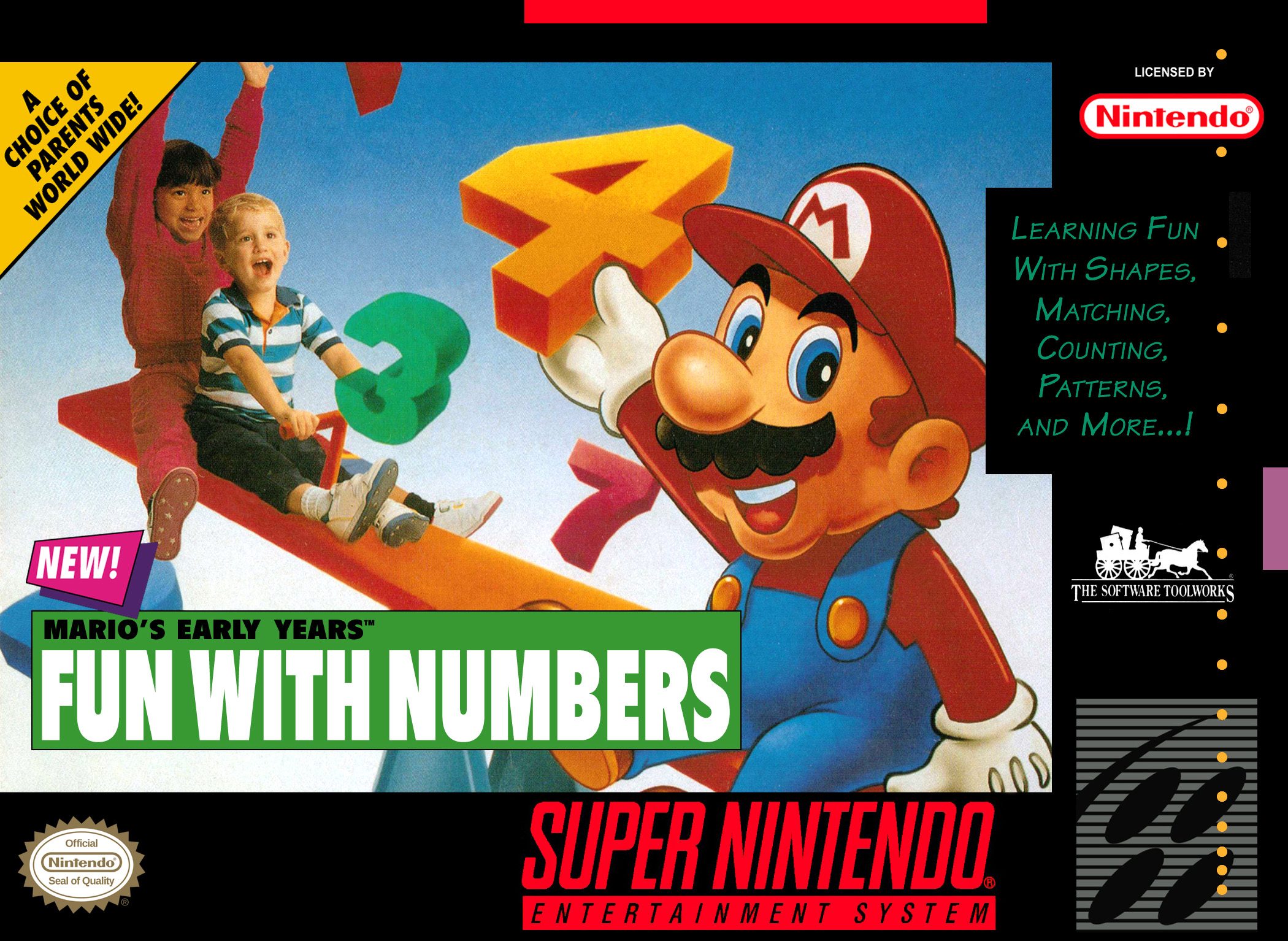 Mario's Early Years : Fun with Numbers