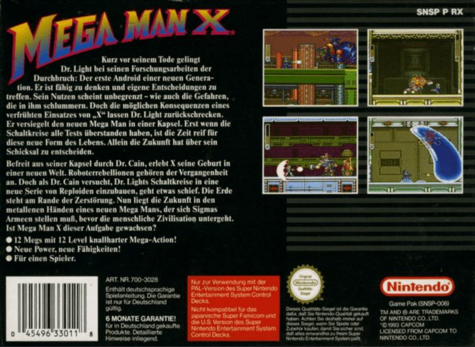 Mega Man X dos