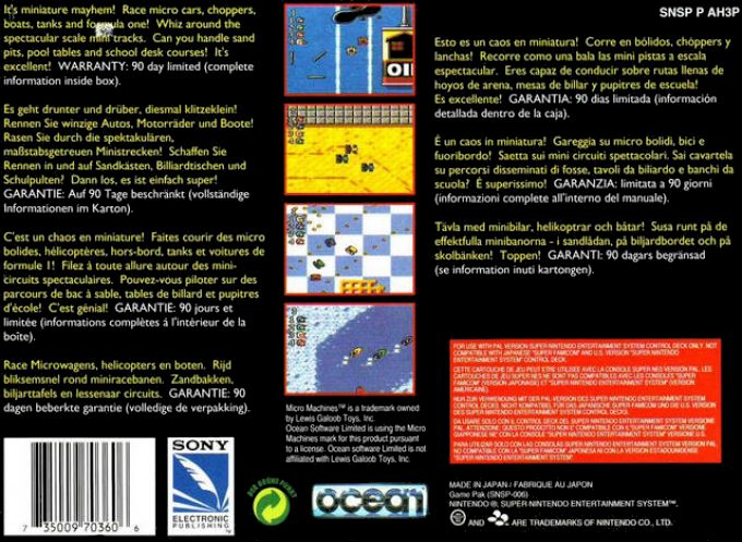 Micro Machines dos