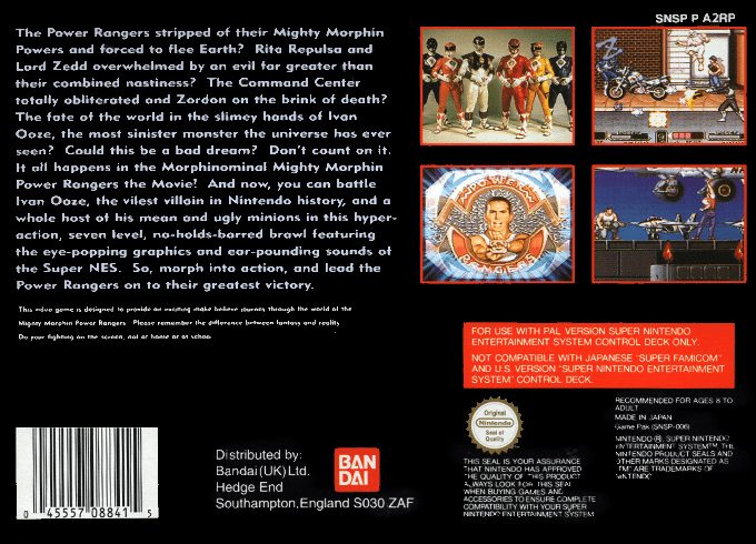 Mighty Morphin Power Rangers : The Movie dos