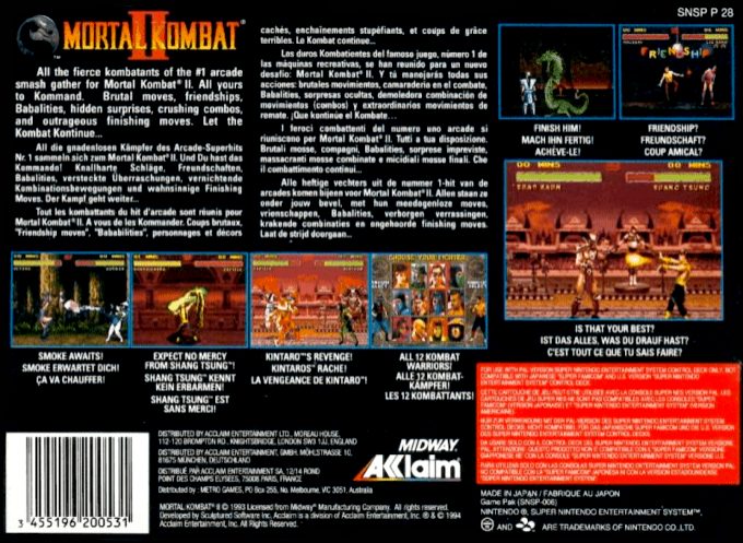 Mortal Kombat II dos