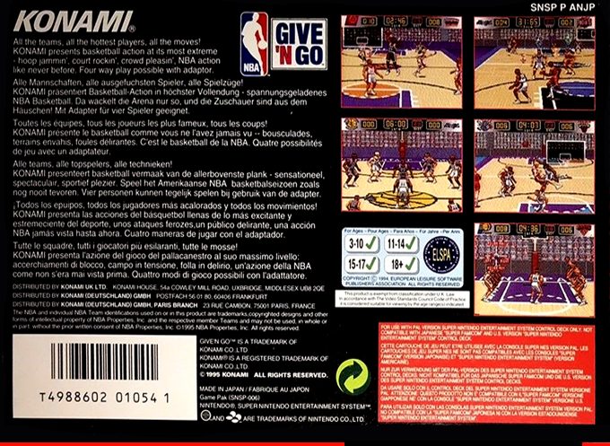NBA Give 'n Go dos