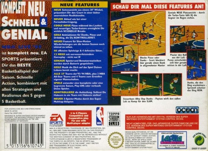 NBA Live 95 dos