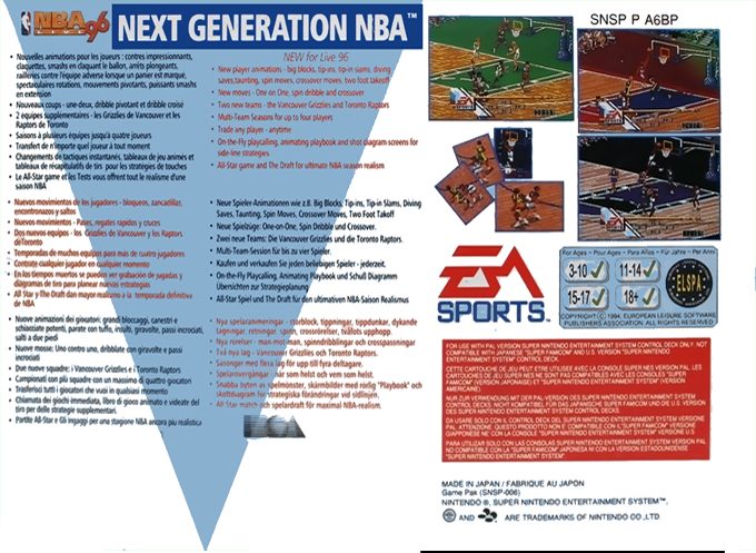 NBA Live 96 dos