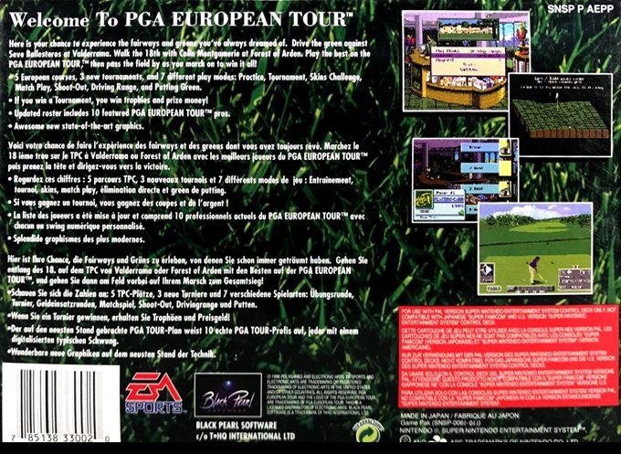 PGA European Tour dos
