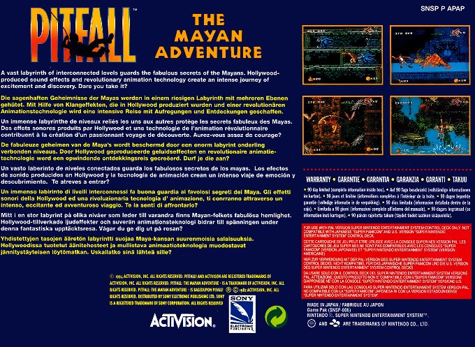 Pitfall : The Mayan Adventure dos