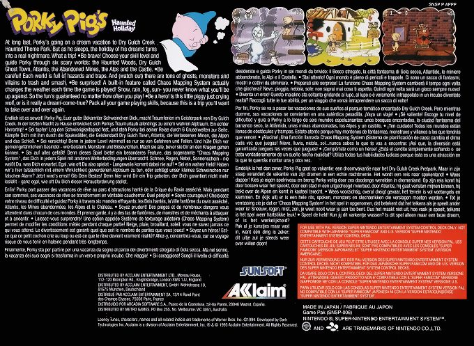 Porky Pig's Haunted Holiday dos