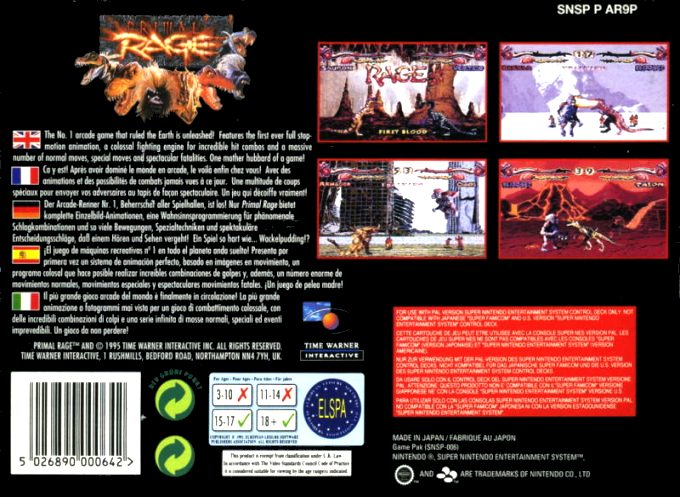 Primal Rage dos
