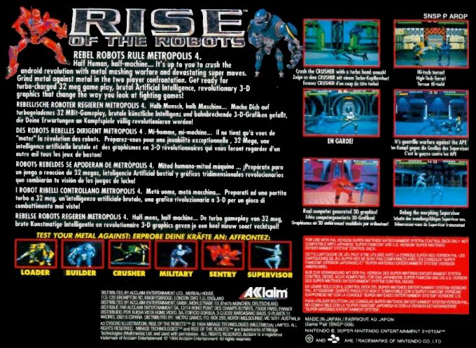 Rise of the Robots dos