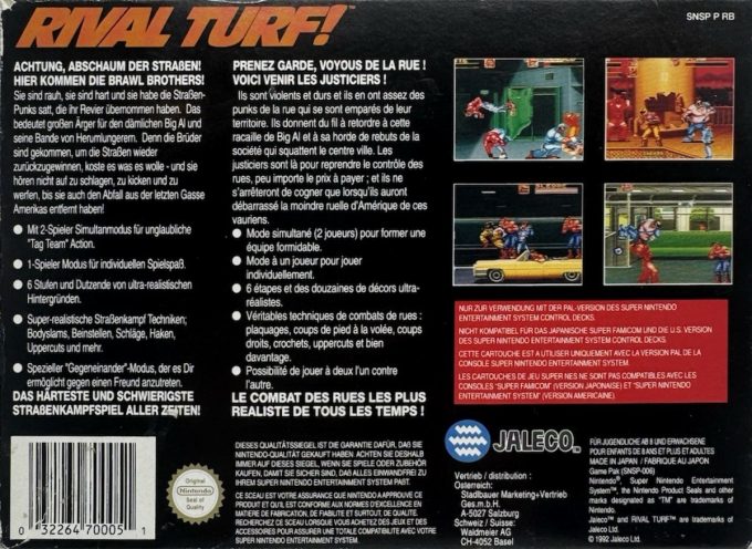 Rival Turf! dos