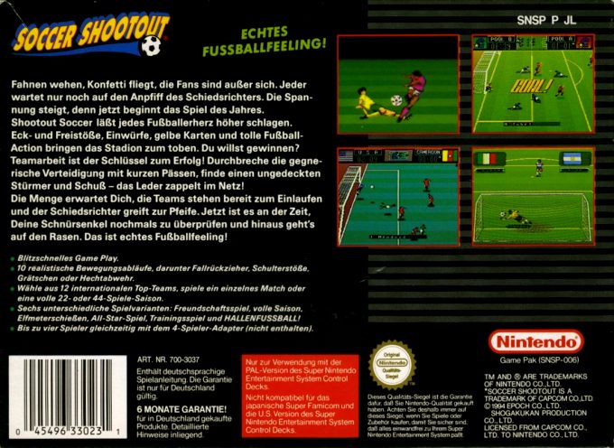 Soccer Shootout dos