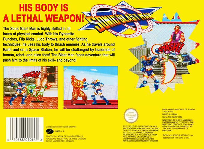 Sonic Blast Man dos