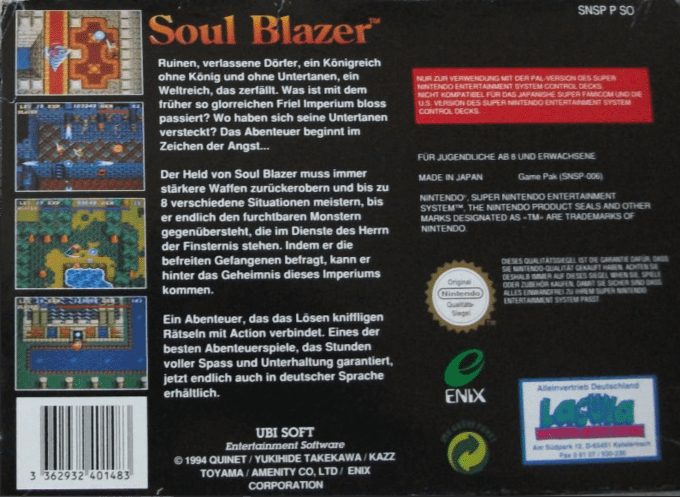 Soul Blazer dos