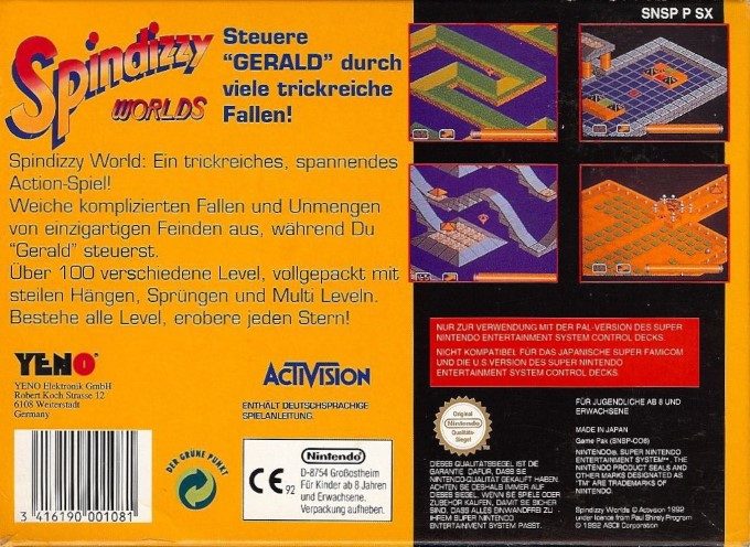 Spindizzy Worlds dos