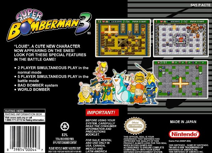 Super Bomberman 3 dos