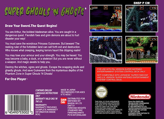 Super Ghouls'n Ghosts dos