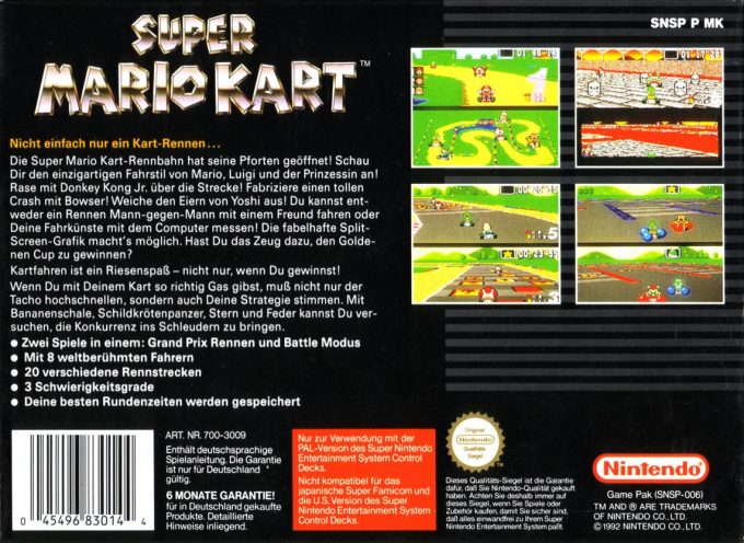 Super Mario Kart dos