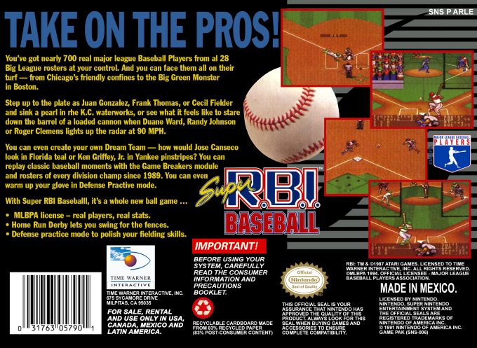 Super R.B.I. Baseball dos