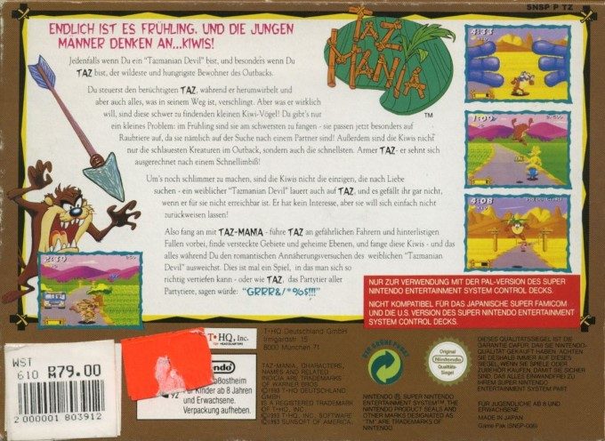 Jaquette arrière