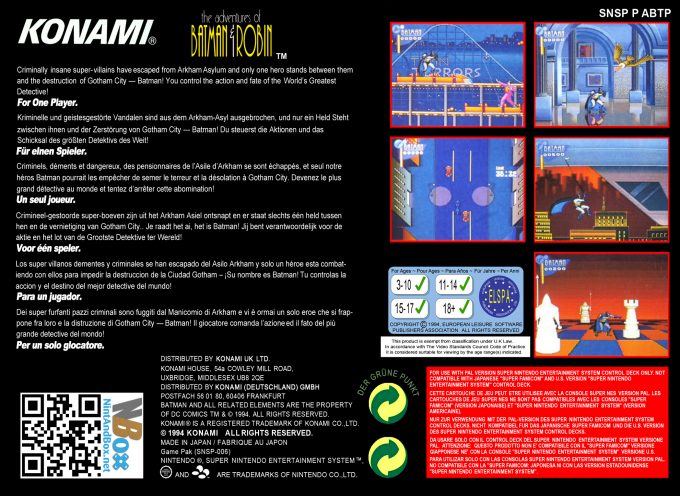 The Adventures of Batman & Robin dos
