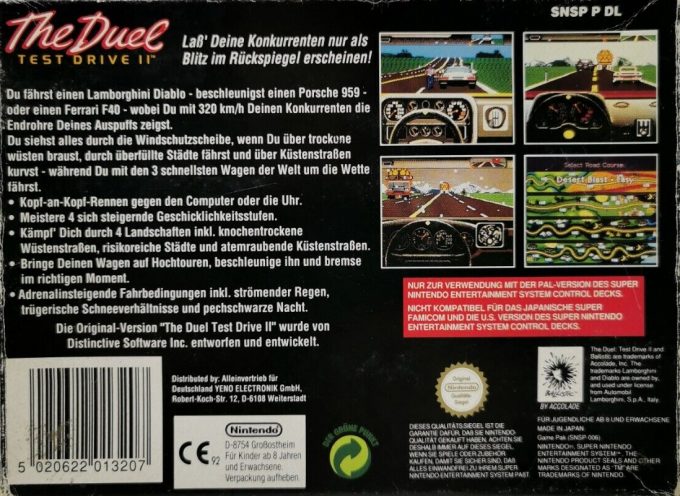 The Duel : Test Drive II dos