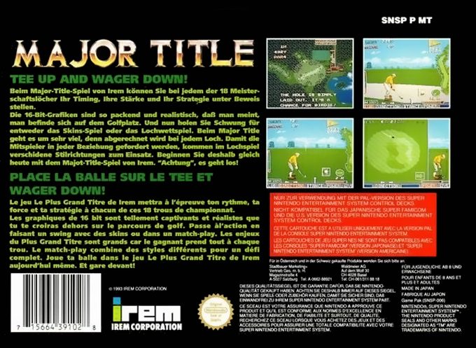 The Irem Skins Game dos
