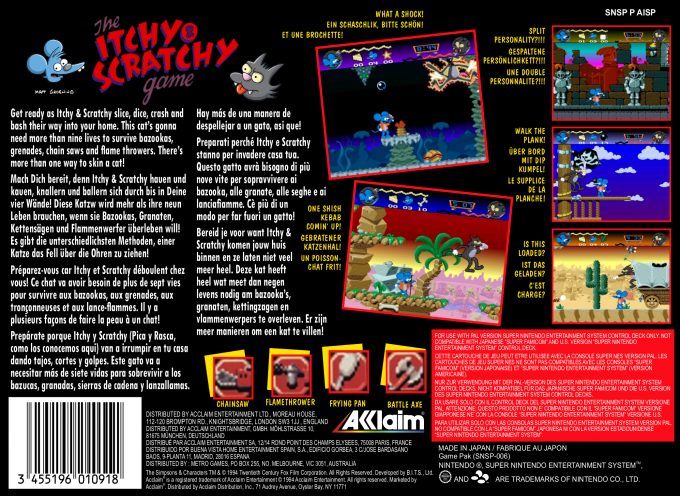 The Itchy & Scratchy Game dos