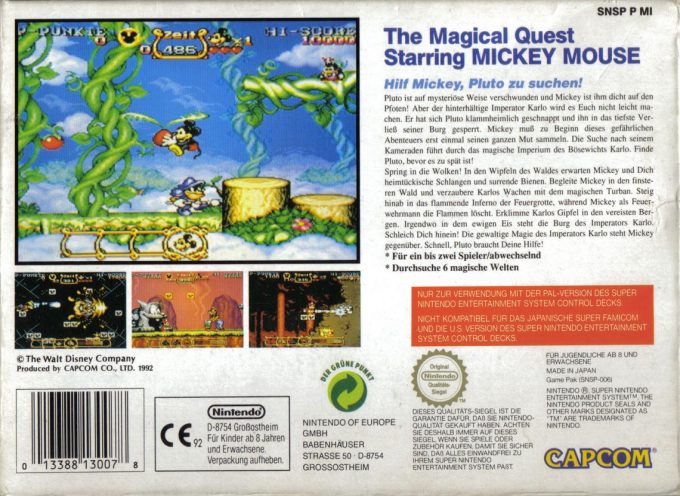 The Magical Quest Starring Mickey Mouse dos