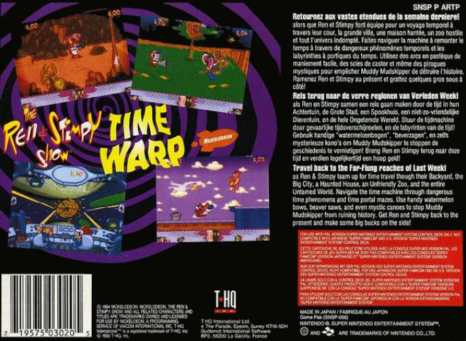 The Ren & Stimpy Show : Time Warp dos