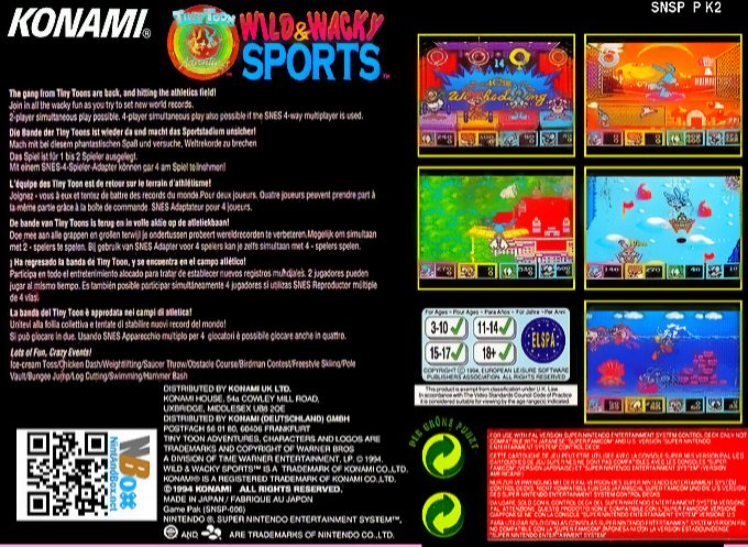 Tiny Toon Adventures : Wacky Sports Challenge dos