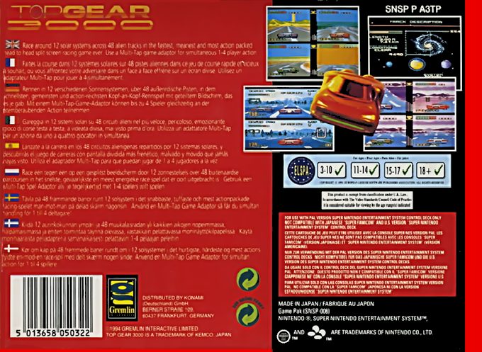 Top Gear 3000 dos