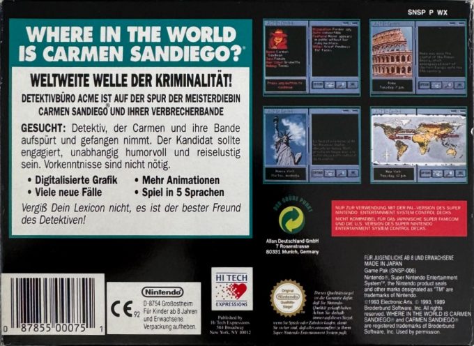 Where in the World Is Carmen Sandiego dos